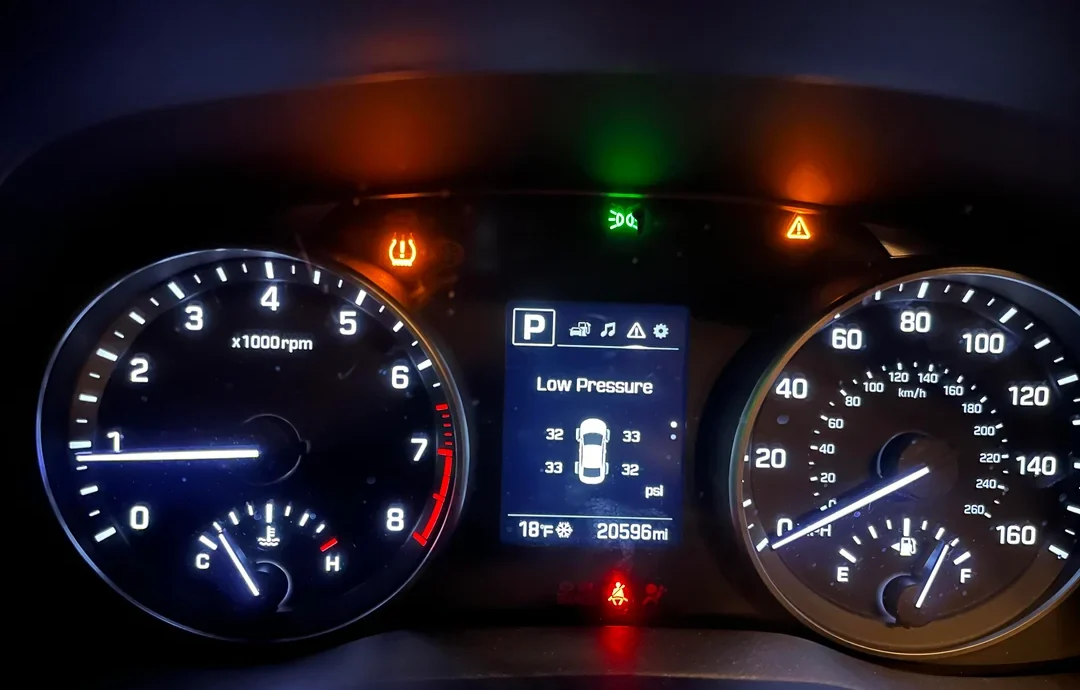 Tire Pressure Lights - Check Sensors and Air Levels