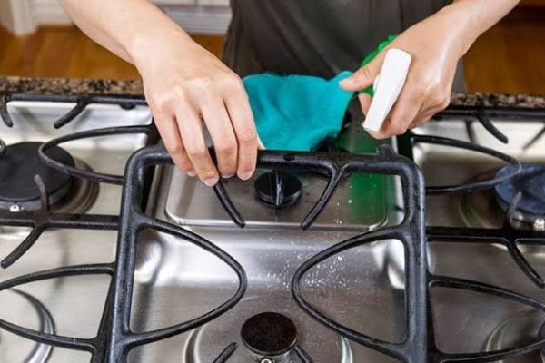Greasy Stove Surfaces - Remove Buildup Without Harsh Scrubbing