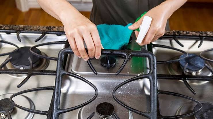 Greasy Stove Surfaces - Remove Buildup Without Harsh Scrubbing