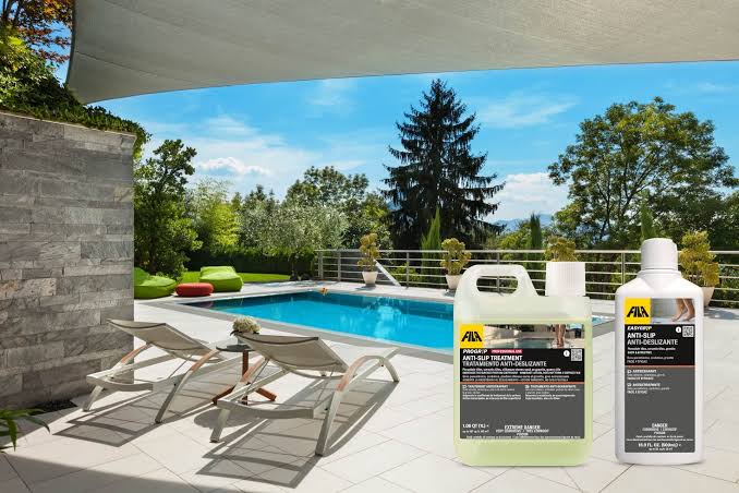 Slippery Pool Areas - Improve Grip Around Wet Surfaces